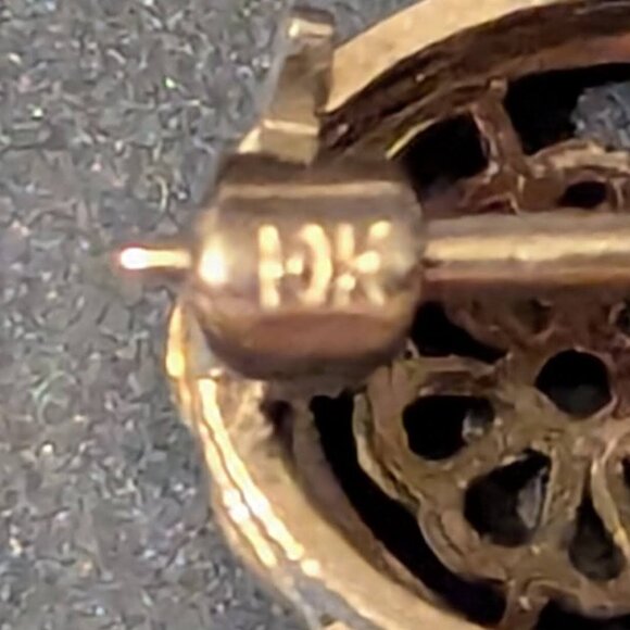 Edwardian Style 10K White Gold & Diamond Filigree Bar Pin/Brooch 2" - Picture 8 of 11